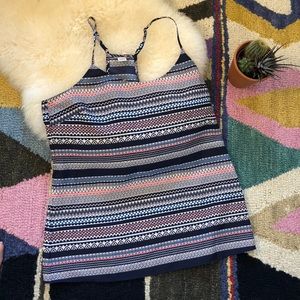 J-crew patterned tank